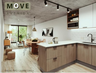 Venta de monoambiente en Move Avenida, Parque Batlle