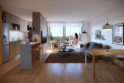 Venta de monoambiente en Domini Avenida, La Blanqueada