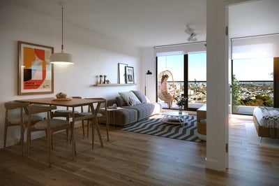 Venta de apartamento de 1 dormitorio en HUB by Block, Cordón