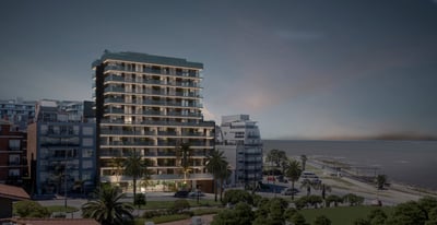 Apartamento en venta de 2 dormitorios en Noir Vista, Pocitos