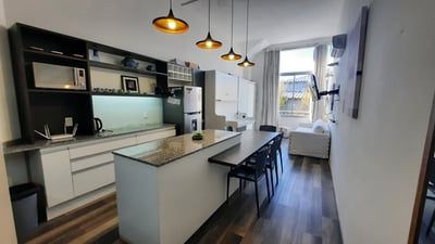 Venta de monoambiente amoblado en Altos del Libertador, Aguada