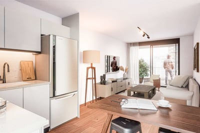 Apartamento monoambiente en venta, Kiu Tower Santiago