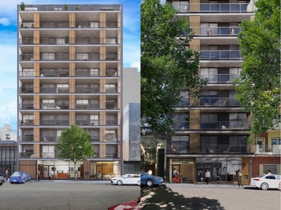 Venta de apartamento de 1 dormitorio en Torres Mundra, Cordón