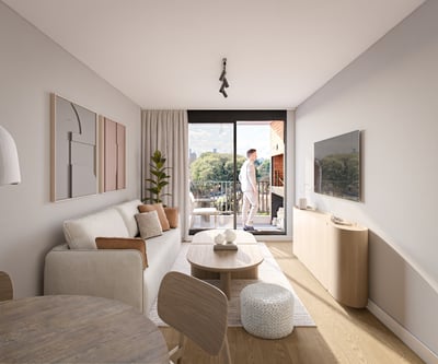 Venta de apartamento de 2 dormitorios en Terios, Bella Vista