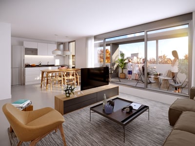 Venta de apartamento de 1 dormitorio en Centro, Altos del Paraguay