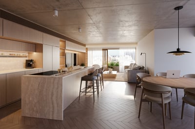 Venta de apartamento de 3 dormitorios en ZIEL en Villa Biarritz