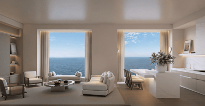 Apartamento 2 dormitorios Corner Residence en Cipriani Ocean Resort, Punta del Este
