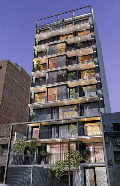 Venta de apartamento monoambiente con balcón en OX Cordón