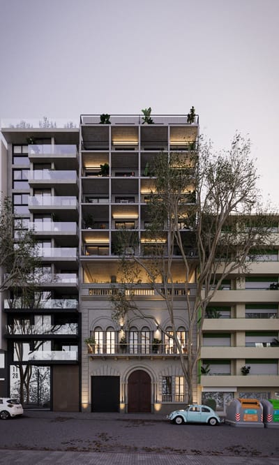 Venta de apartamento dúplex de 2 dormitorios en Palacio Cardonnet, Cordón