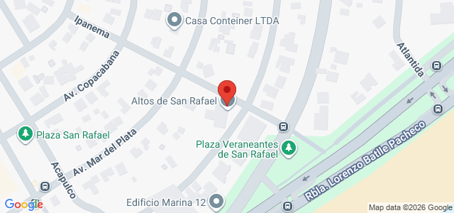 Mapa de la ubicación de Altos de San Rafael