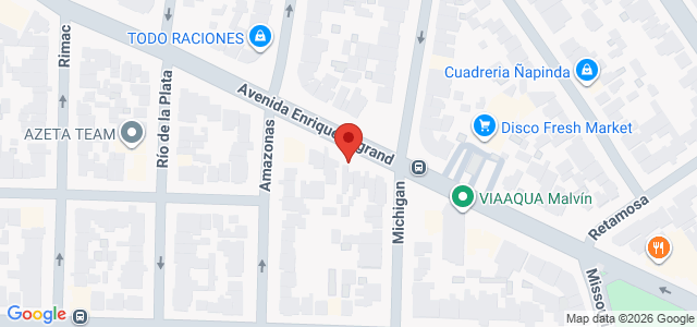 Mapa de la ubicación de Malvín Village