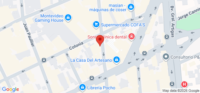 Mapa de la ubicación de Ventura GO!