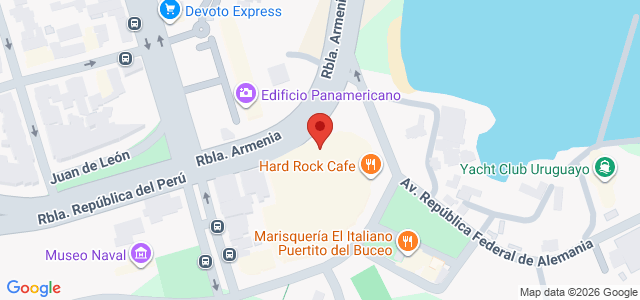 Mapa de la ubicación de FORUM Puerto del Buceo