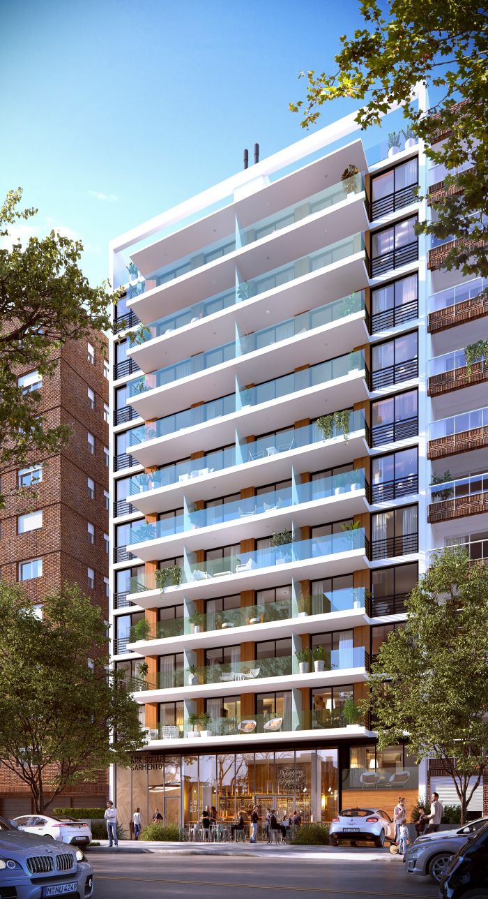 Venta Apartamento 1 Dormitorio Pocitos Park Square Sarmiento