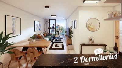 Venta de apartamento de 2 dormitorios en YES Sarmiento, Parque Rodó